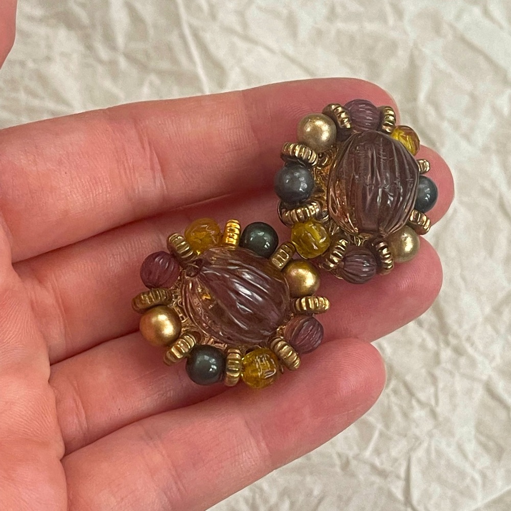 Vintage Karu Arke Earrings